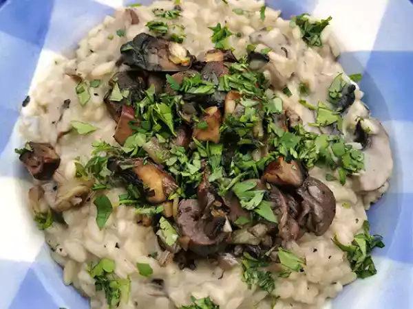 Receita Risoto cremoso de cogumelos