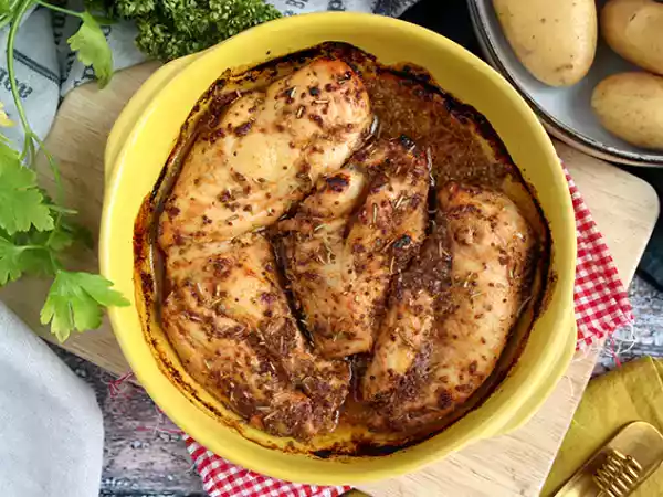 Receita Frango com mel e mostarda no forno