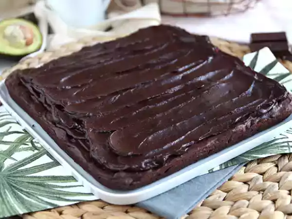 Receita Brownie de abacate e chocolate