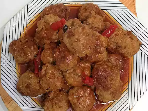 Receita Almôndegas de carne vaca