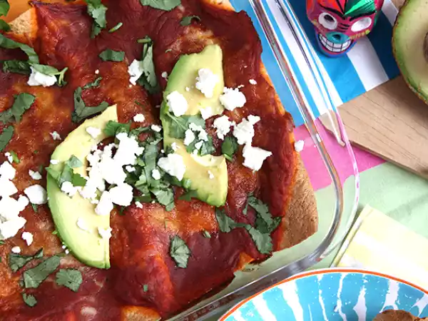 Receita Enchiladas de frango com molho chili