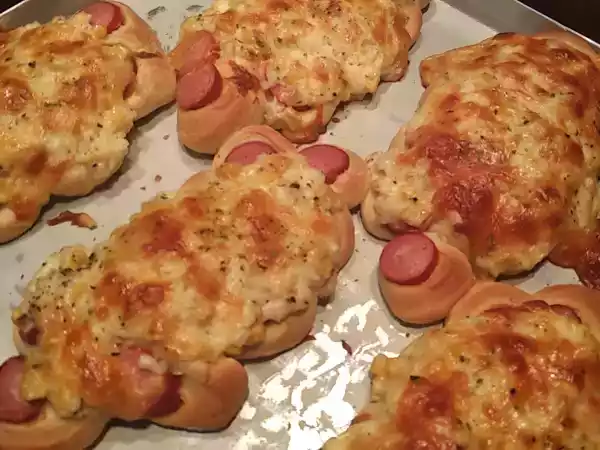 Receita Pão flor de salsicha