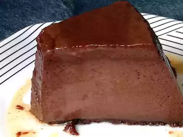 Receita Pudim de chocolate e cacau