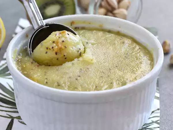 Receita Sorvete de kiwi