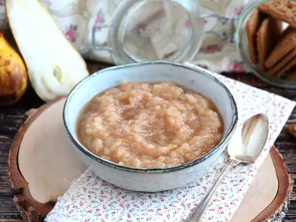 Receita Compota de pera e canela (sem adição de açúcar)