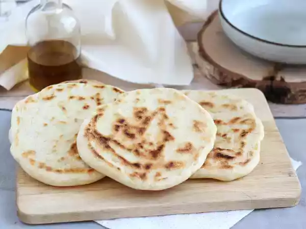 Receita Pão pita / pão sírio na frigideira