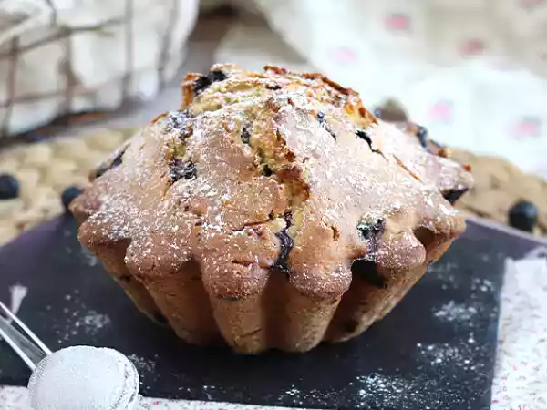 Receita Bolo de mirtilos (bolo da região pireneus)