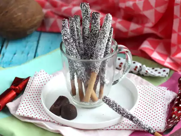 Receita Palito de chocolate (mikados)