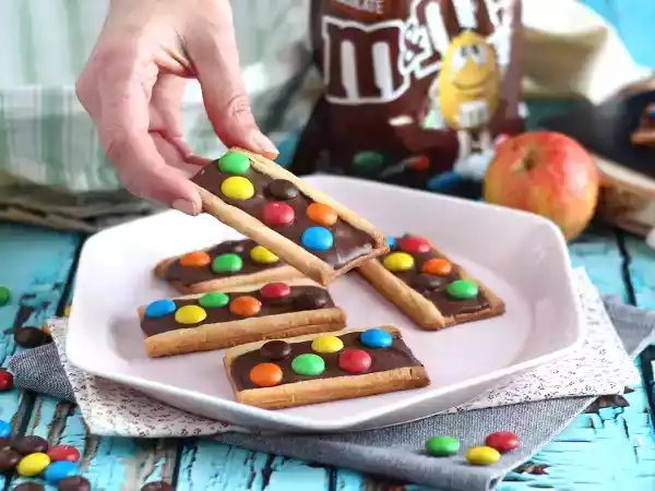 Receita Biscoito m&m's