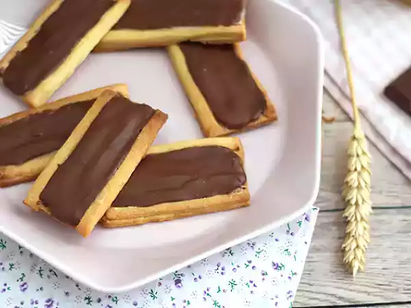 Receita Biscoito twix (caramelo e chocolate ao leite)