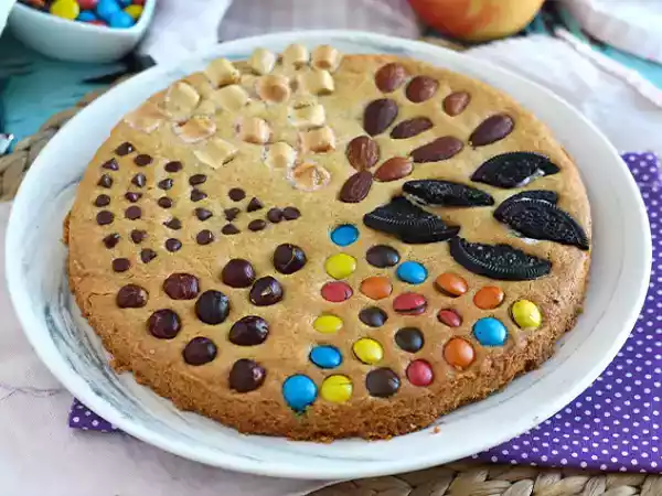 Receita Cookie gigante
