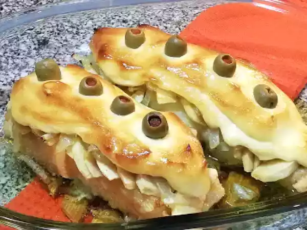 Receita Bacalhau com maçã gratinado