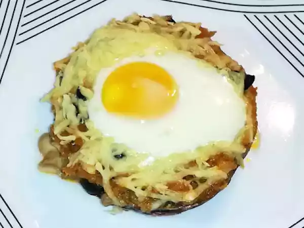 Receita Cogumelos portobello recheados com alheira