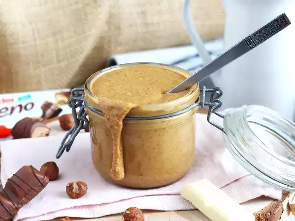 Receita Creme para barrar kinder bueno - apenas 2 ingredientes