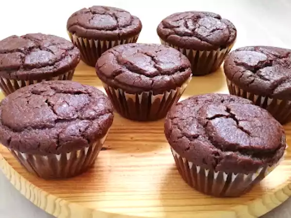 Receita Queques de chocolate fofinhos