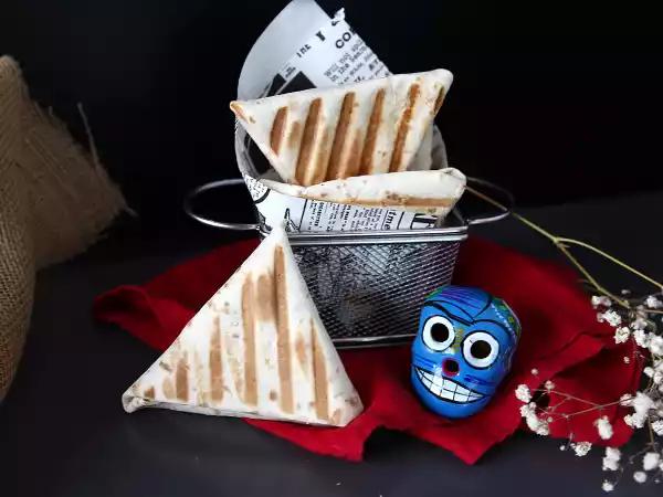 Receita Tacos chamuças de carne picada