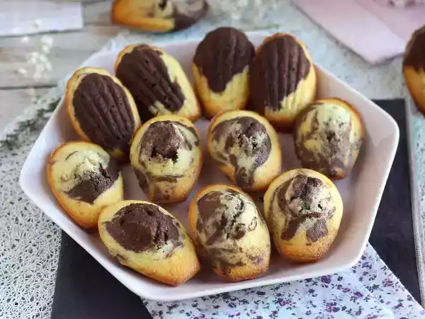 Receita Madalenas de mármore (madeleines)