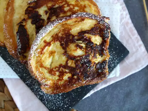 Receita Rabanada de pão, fatia dourada ou ainda pão perdido