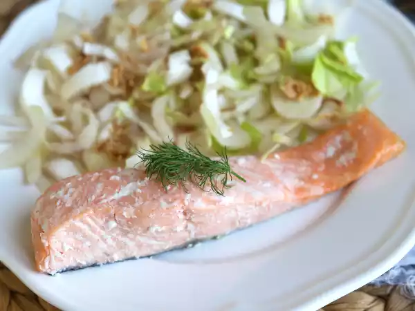 Receita Como cozinhar um pavê de salmão na frigideira?