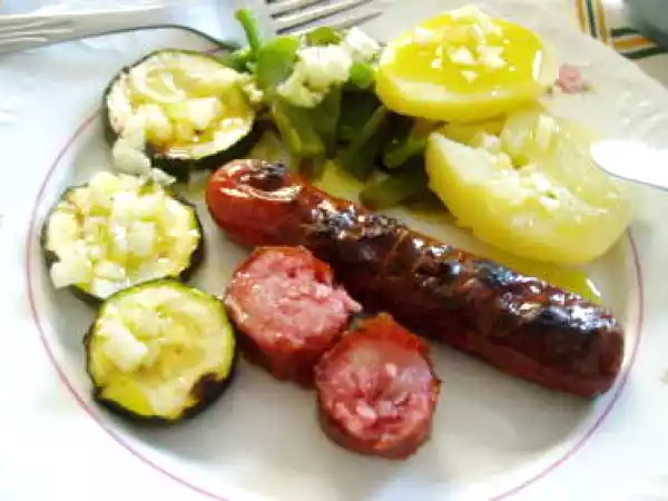 Receita Churrasco com legumes grelhados