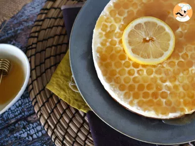 Cheesecake de limão e mel (sem cozimento)