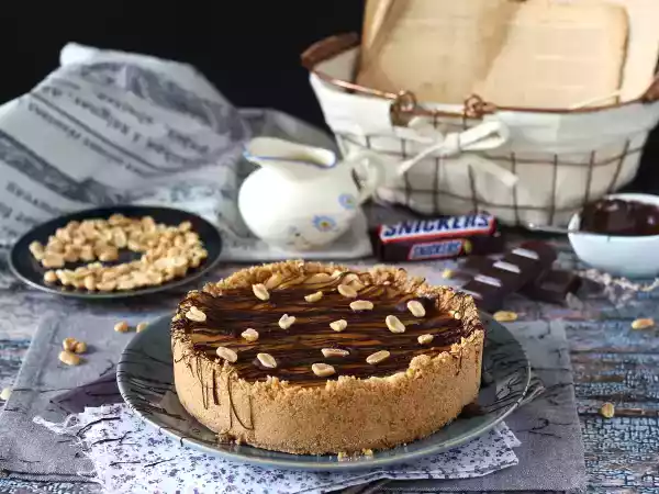 Receita Cheesecake gourmet na versão snickers