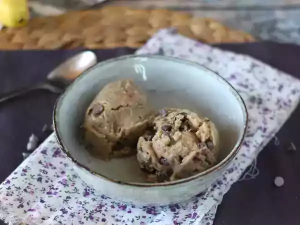 Receita Sorvete de banana vegano sabor cookies