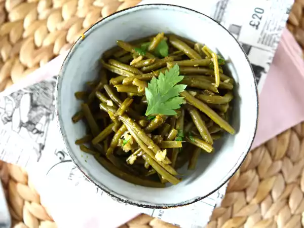 Receita Vagens (feijão verde) na manteiga