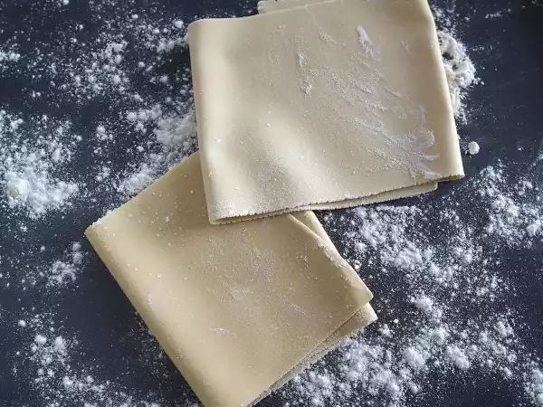 Receita Massa de lasanha caseira que não precisa cozinhar