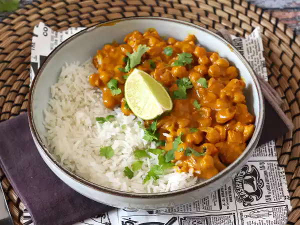 Receita Caril de grão de bico, a receita vegana e ultra gourmet