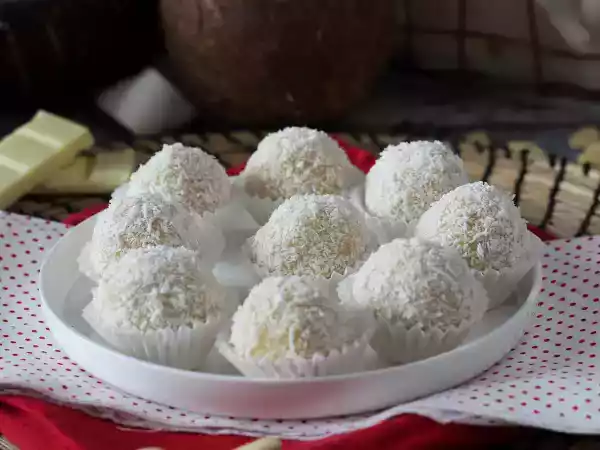 Receita Chocolate raffaello caseiro