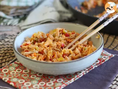 Receita Nasi goreng, a mistura de arroz sem desperdício