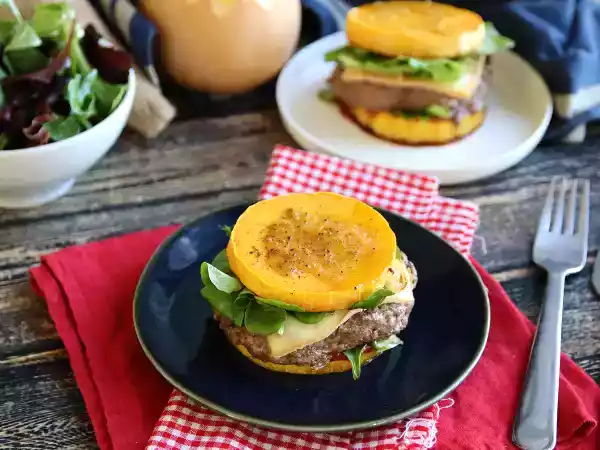 Receita Hambúrguer de abóbora (sem pão!)