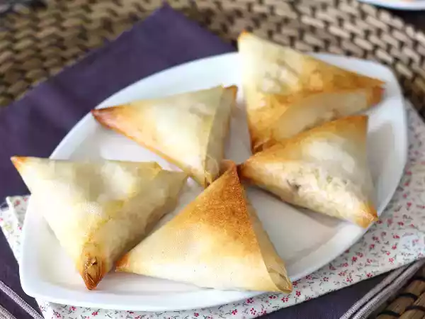 Receita Chamuça de peixe e queijo cremoso