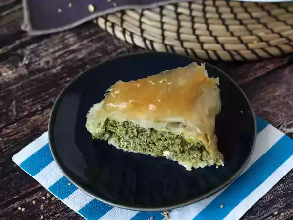 Receita Torta de espinafre grega, a spanakopita