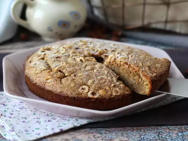 Receita Bolo de avelãs macio, crocante e com 5 ingredientes!