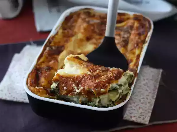 Receita Lasanha de espinafre e ricota