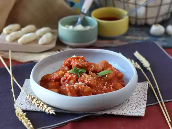 Receita Gnocchi alla sorrentina feito na panela, mais rápido e sem perder o sabor!