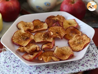 Receita Chips de maçã e canela na air fryer