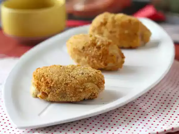 Receita Croquetes de presunto serrano na air fryer