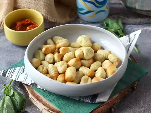 Receita Nhoque crocante feito na air fryer