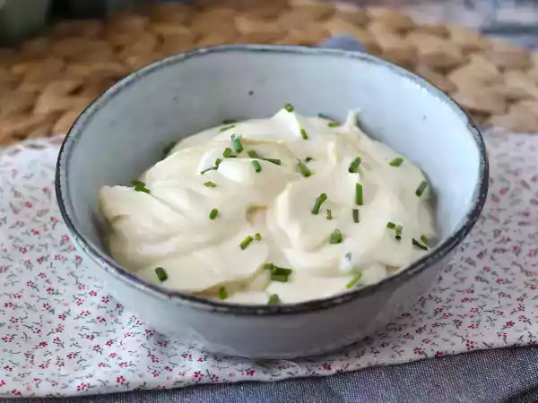 Receita Maionese light com ovo cozido e sem óleo