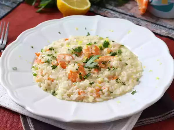 Receita Risoto de camarão e limão, um prato elegante e fácil