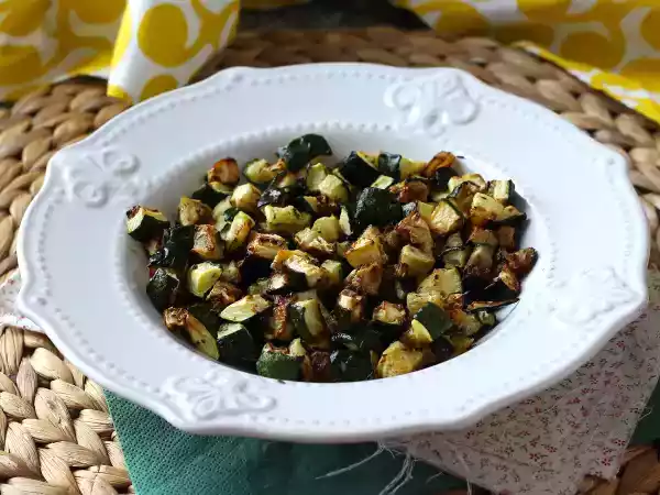 Receita Como cozinhar abobrinhas (curgetes) na air fryer?