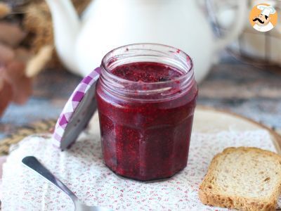 Receita Geleia saudável com frutas vermelhas e sementes de chia