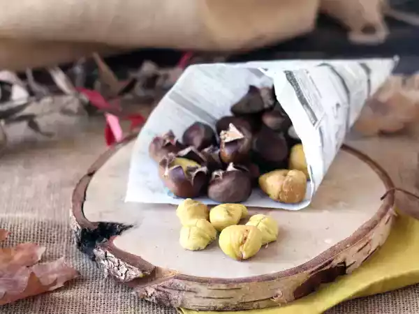 Receita Castanhas assadas na air fryer