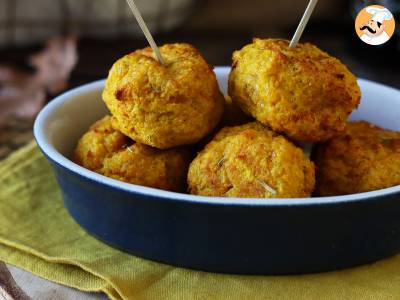 Receita Bolinhos de abóbora na air fryer