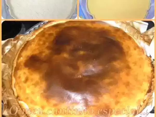 Receita Tarte de nata e pudim flan