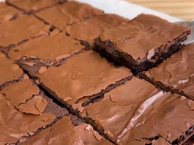 Receita Brownie crocante