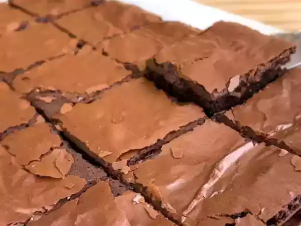 Receita Brownie crocante